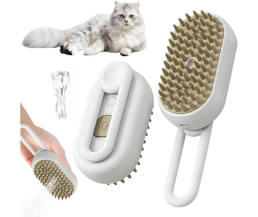 Cepillo de Vapor para Gatos y Perros
